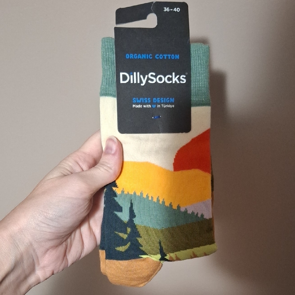 Organic Cotton Scenic Socks